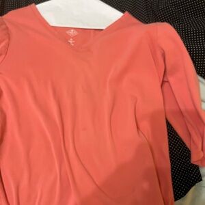 St. John's Bay Coral V-Neck Top
